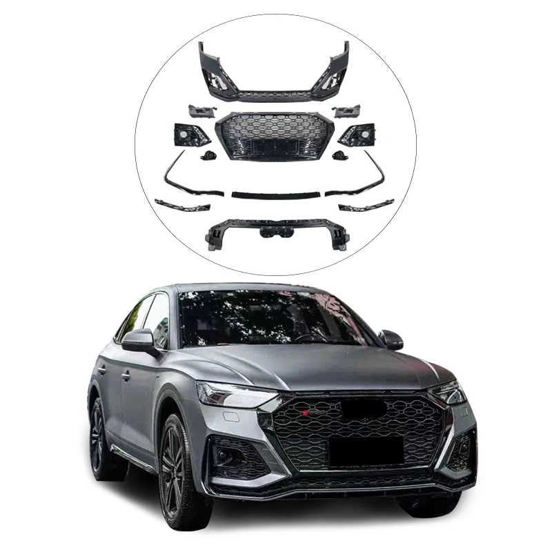 Car Parts Accessories Front Bumper Full Set Bodykit For Audi Q5 Upgrade To RSQ5 Body Kit