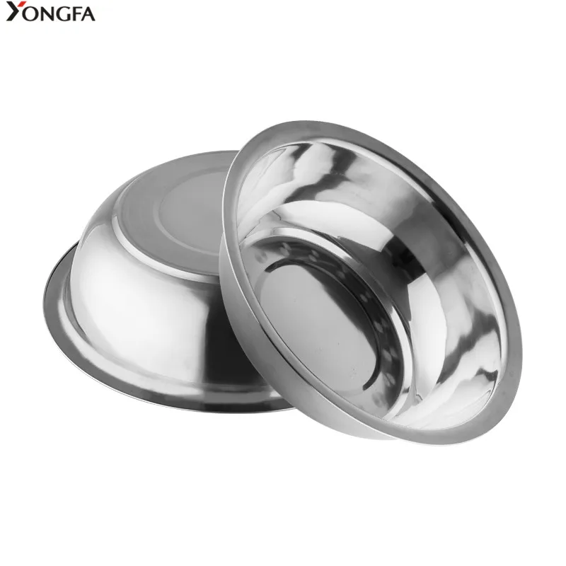 Eco Friendly Stainless Steel Bowl Set Rice Wash Basin Mixing Bowls Food Basin Soup Bowl for Food Preparation - Image 2