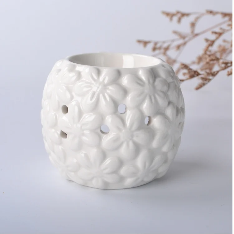 Pottery Aromatherapy Candle with Essential Oil Diffuser Ceramic Candle Jar for Home Decoration for Christmas