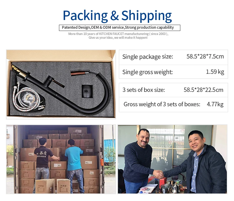 8" Centerset Wall Mounted Kitchen Sink Faucet for Commercial Sink