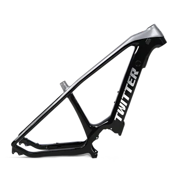 New Arrival Twitter Ebike Frame E600pro Bafang Mid Drive M500 Electric Bicycle Frames Carbon T800 eMTB Frame With Battery