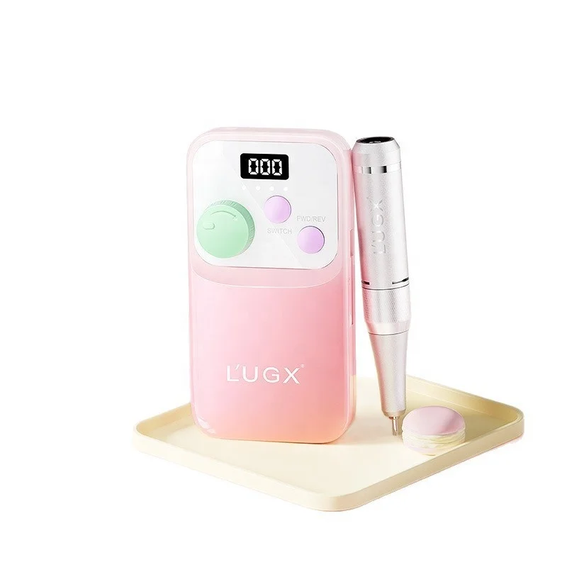 2088 Rechargeable Manicure E-file 35000RPM Handpiece Pedicure Podiatry Polisher Portable Cordless Nail Drill for Callus Remover
