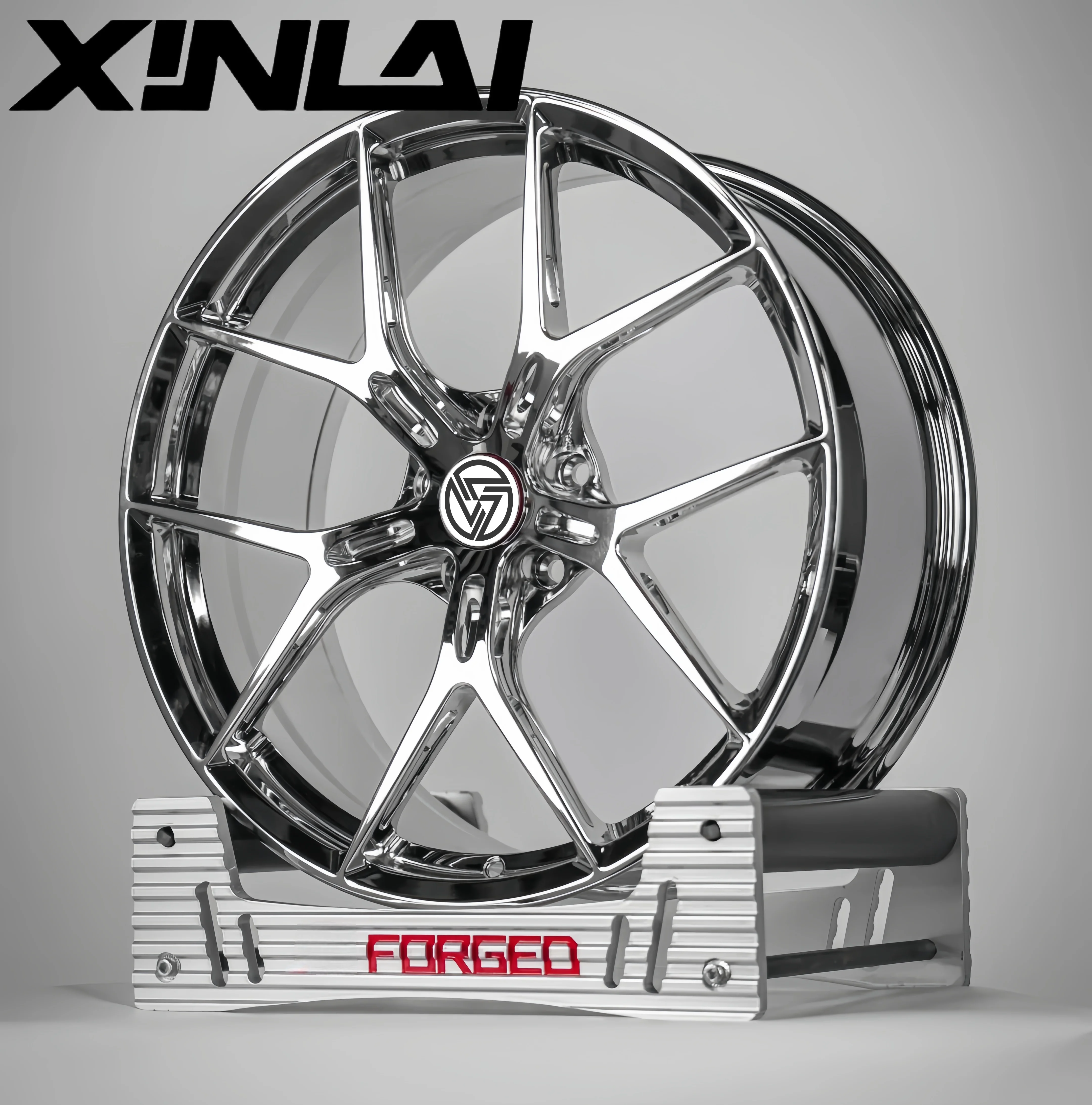 XINLAI Super Deep Concave Deep Lip Polished Forged Wheel Rims 1-piece 5x120 5x112 5x114.3 18 19 20 21 22inch Rims for Racing Car - Image 1