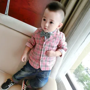 Party Wear Kid Boy Clothes Frock Designer Cotton Formal Coat For Wholesale