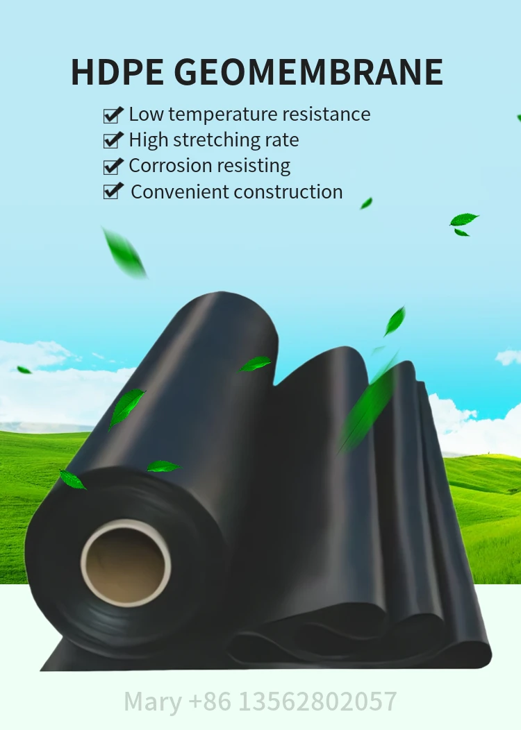 2mm Hdpe Geomembranes Landfill 0.5mm Shrimp Farm Pond Liner /500 ...