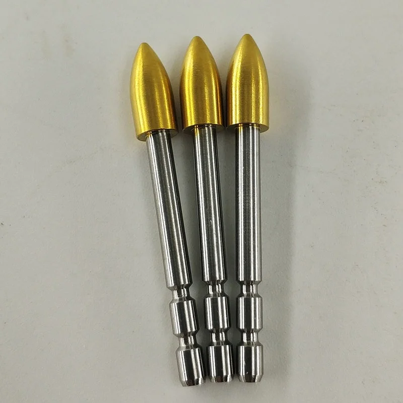 Pointe De Flèche En Tungstène 120gr – Noir, Or Ou Arc-en-ciel Pour Tir à L'arc