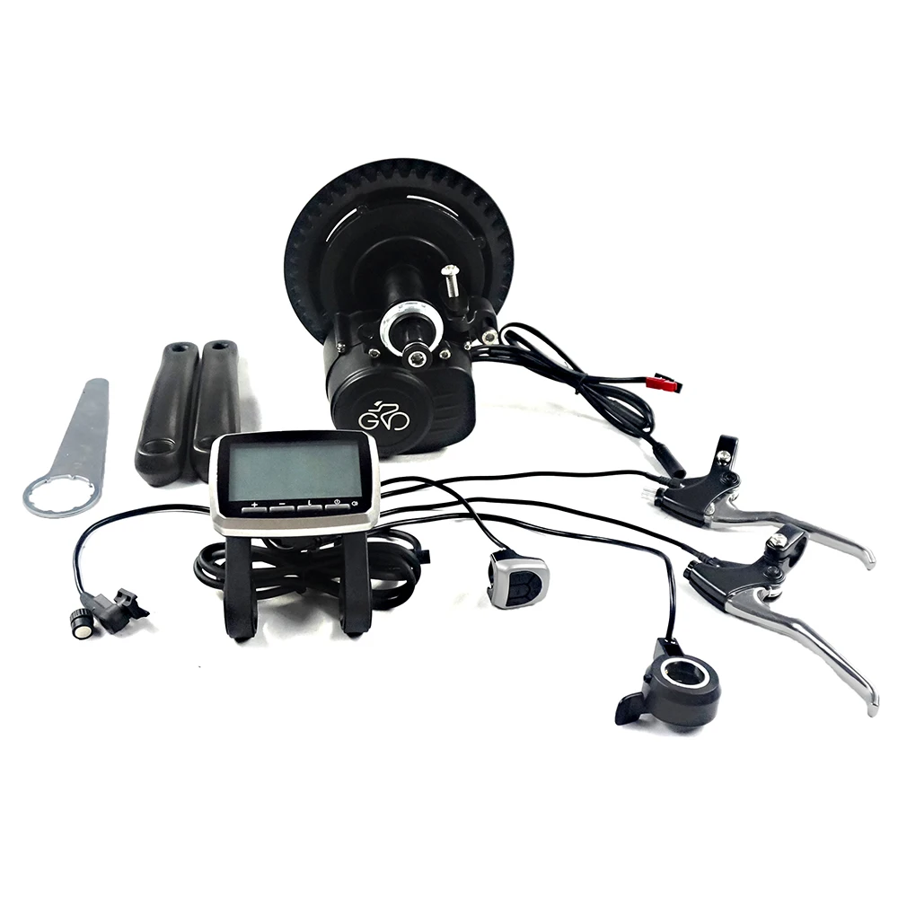 Tongsheng Kualitas Terbaik TSDZ2 36V 48V 250W 350W 500W Kit Motor Mid Drive  Kecepatan Tinggi
