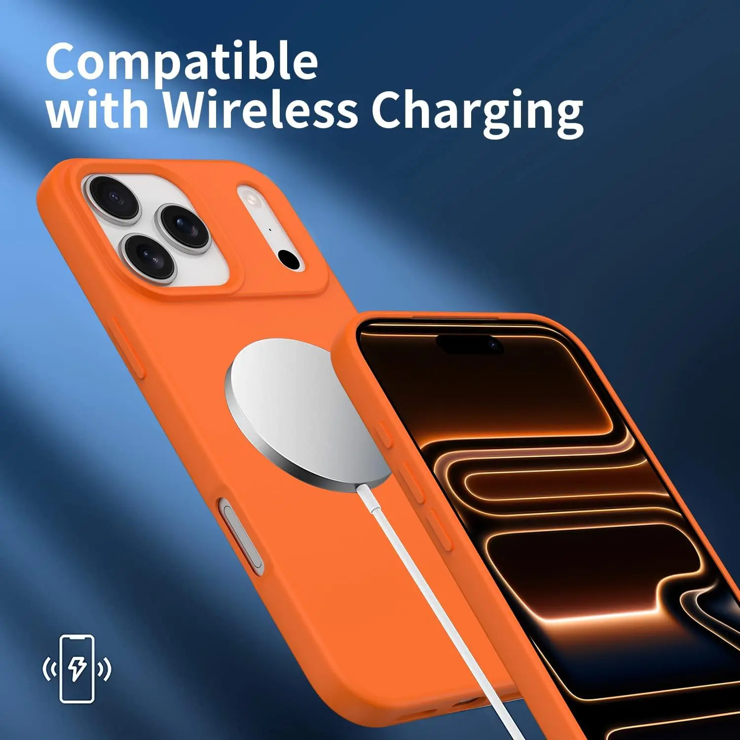product shockproof ultra slim soft anti scratch microfiber lining compatible for iphone 17pro max  liquid silicone protective phone case-5