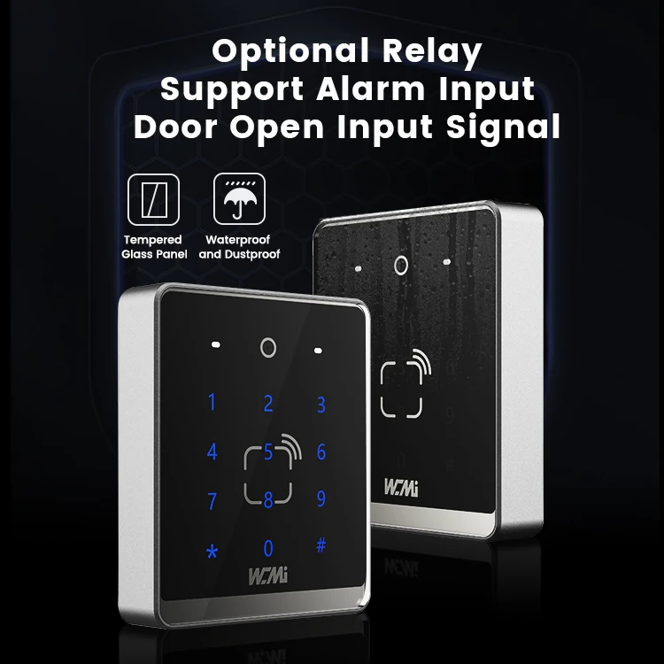 AC8633 Ethernet Keypad Password IC Card Reader 13.56Mhz Access Control Card Reader QR Code NFC Reader