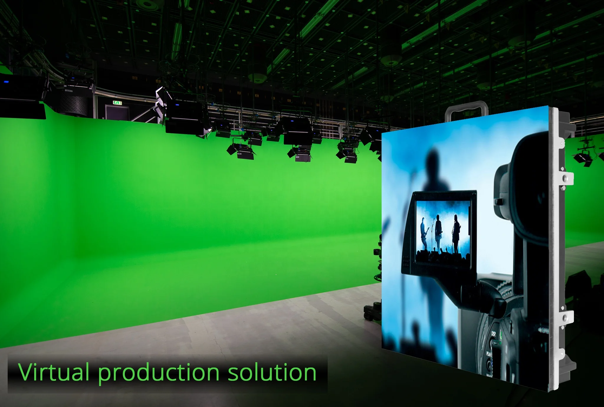 XR Studio 3D Immersive Led Display Movie Virtual Production Led Wall