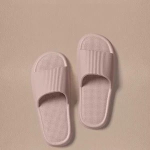 2026 EVA Summer Couple Flip-flops Bath Slippers Bathroom Slippers Home Plus Size Slippers