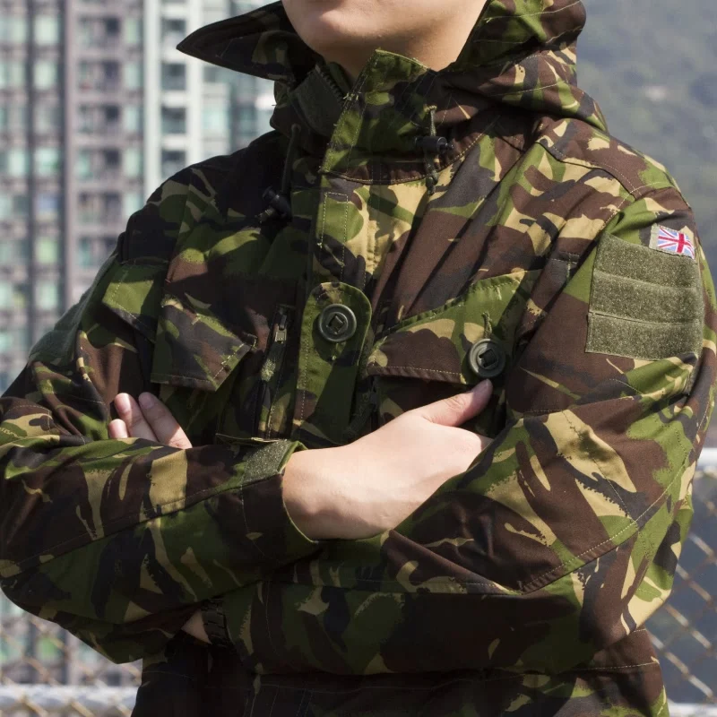 British Tactical Dress Uniform British CS95 Windproof Smock Jungle Green