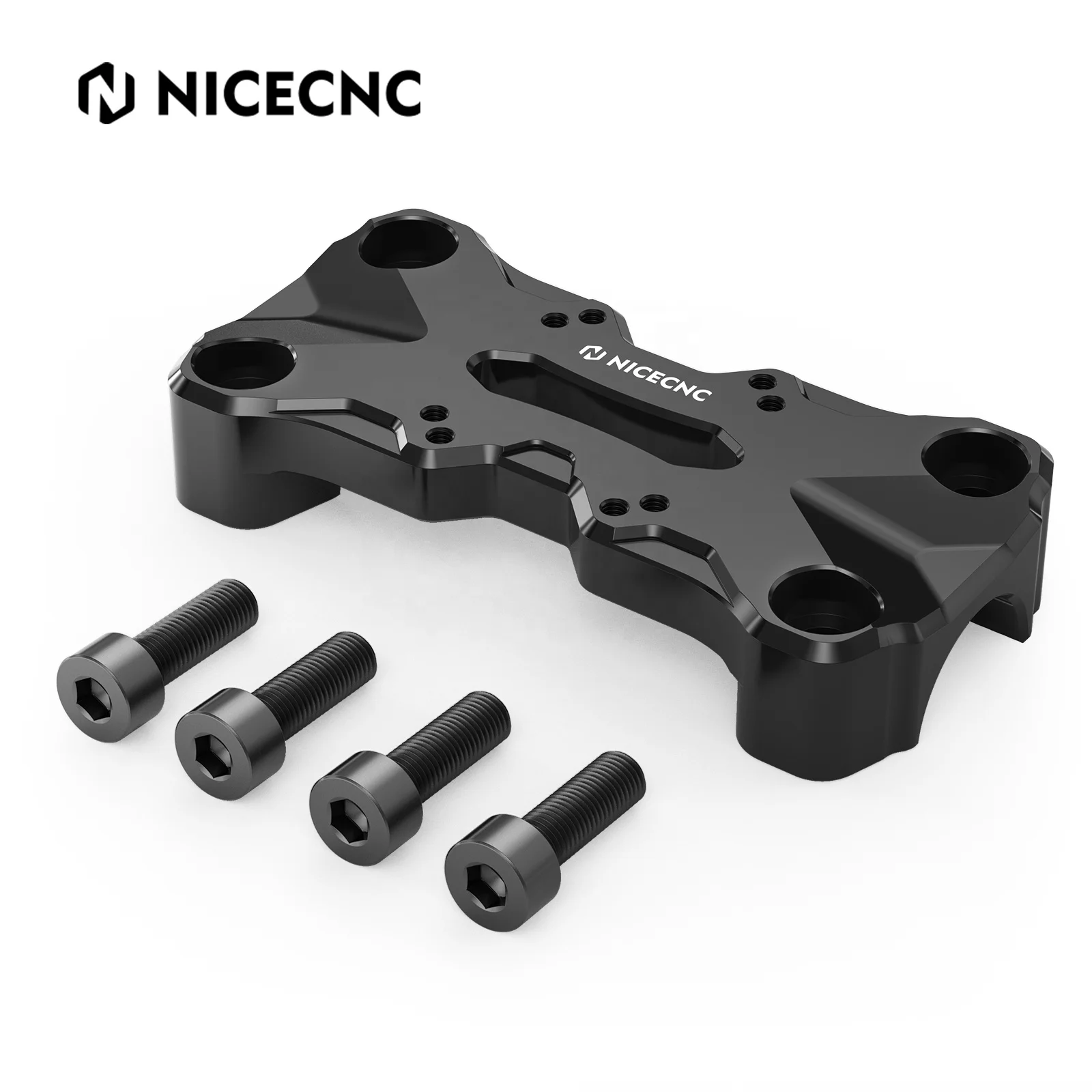NICECNC CNC Handlebar Top Clamp Cover Bracket with AMPS Pattern