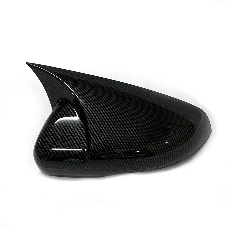 product tiypeor carbon look for vw volkswagen golf 6 rearview mirror cover caps case ox mirror guard covers exterior decoration trims-8