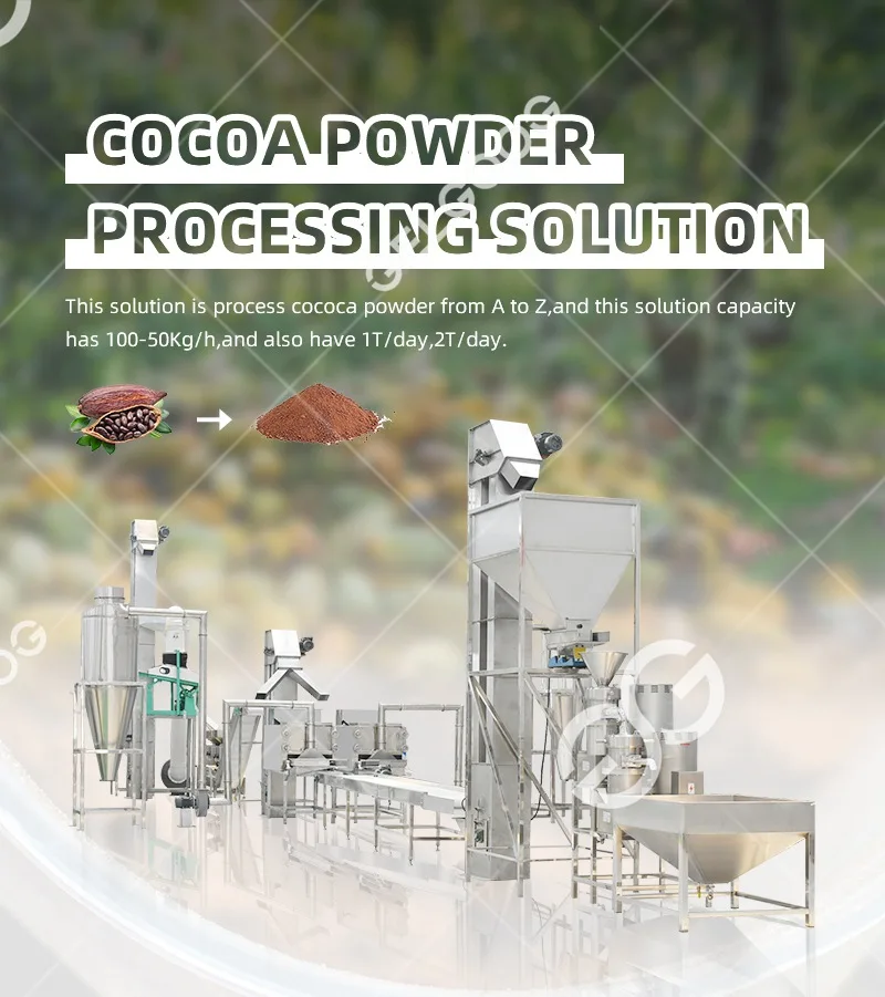 Best Price Cocoa Machines Industrial Cocoa Processing Plant With CE