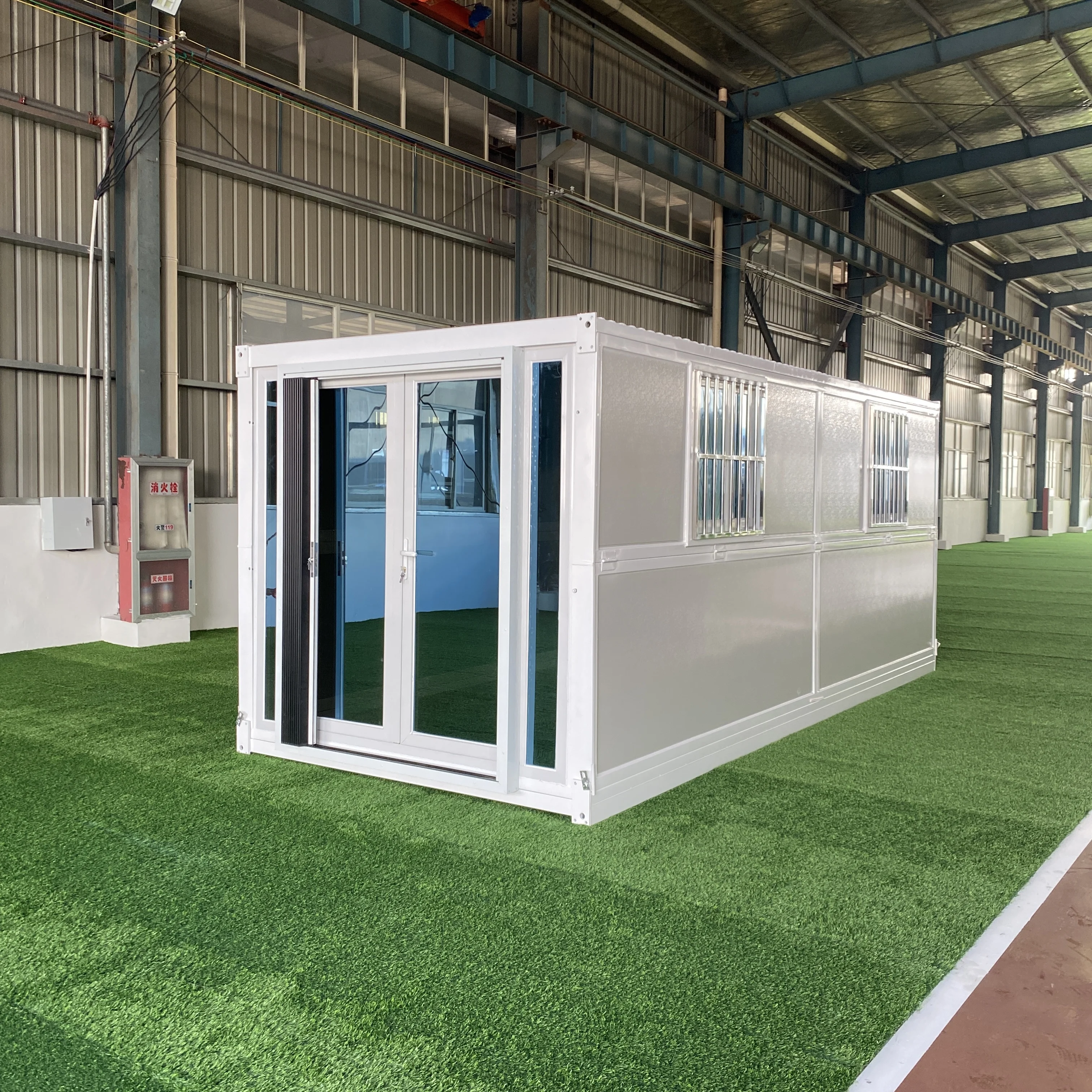 Easily Installing 20ft Foldable Container House Shipping Container Prefabricated Office With Folding House Container Home