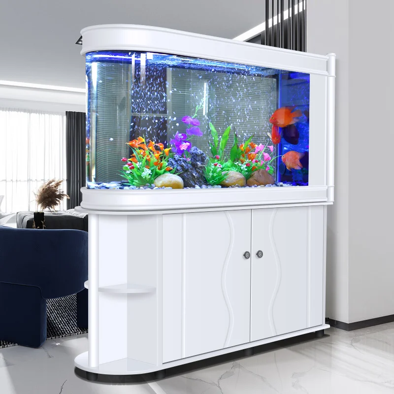 新中華風ガラスキューブ水槽 - エコで持続可能なペット用品