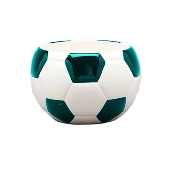 卸売の釉薬をかけたセラミック製エコフレンドリーなサッカーボール型