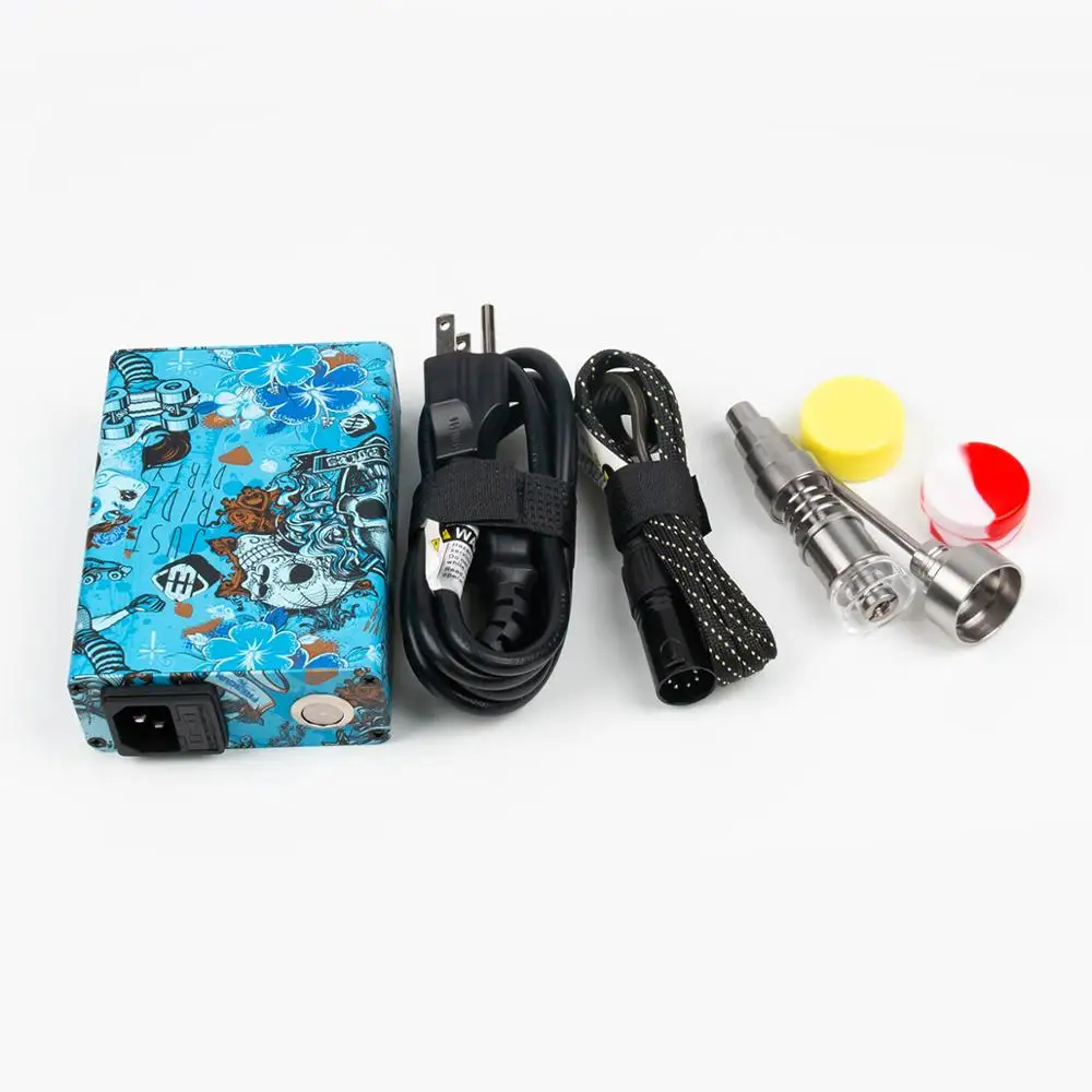 
 Лидер продаж, оптовая продажа, d-nail d dab nail Электрический цифровой e-nail box e dabber dab нагреватель 20 мм катушечный Нагреватель контроллер  