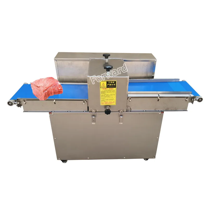 Automatic 40cm Belt Horizontal Portion Slicer Beef Skirt Steak Cutter Slicer Machine Bacon Slicer