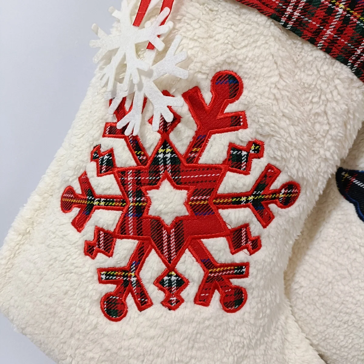 Оптовая продажа, рождественские чулки, роскошное украшение, собачья лапа, рождественские чулки Sherpa, рождественские чулки, носки