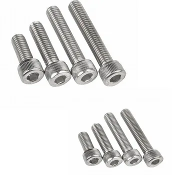 Custom M2 M2.5 M3 M4 DIN912 304 Stainless Steel Coarse Thread Allen Head Screw Cap Hex Hexagon Socket Bolt