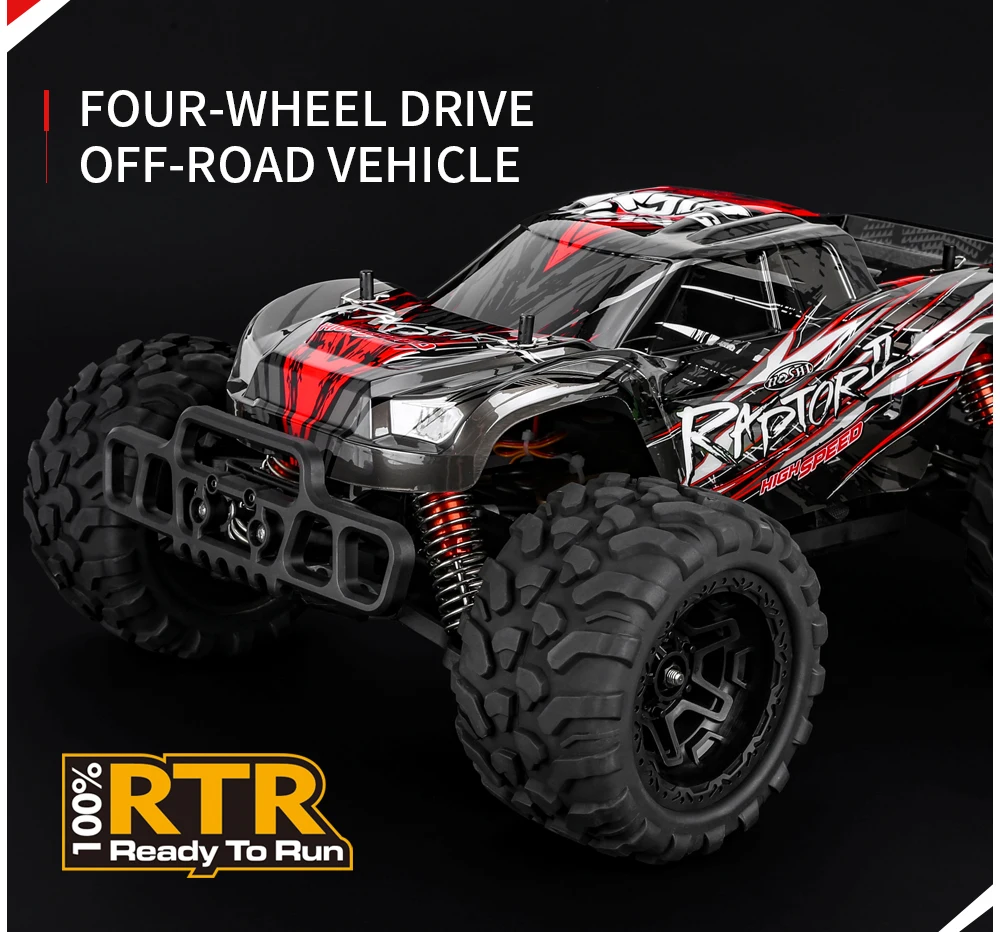 最新のHOSHNN518ラプターII80 km/h RC CAR 4WD1/8スケール
