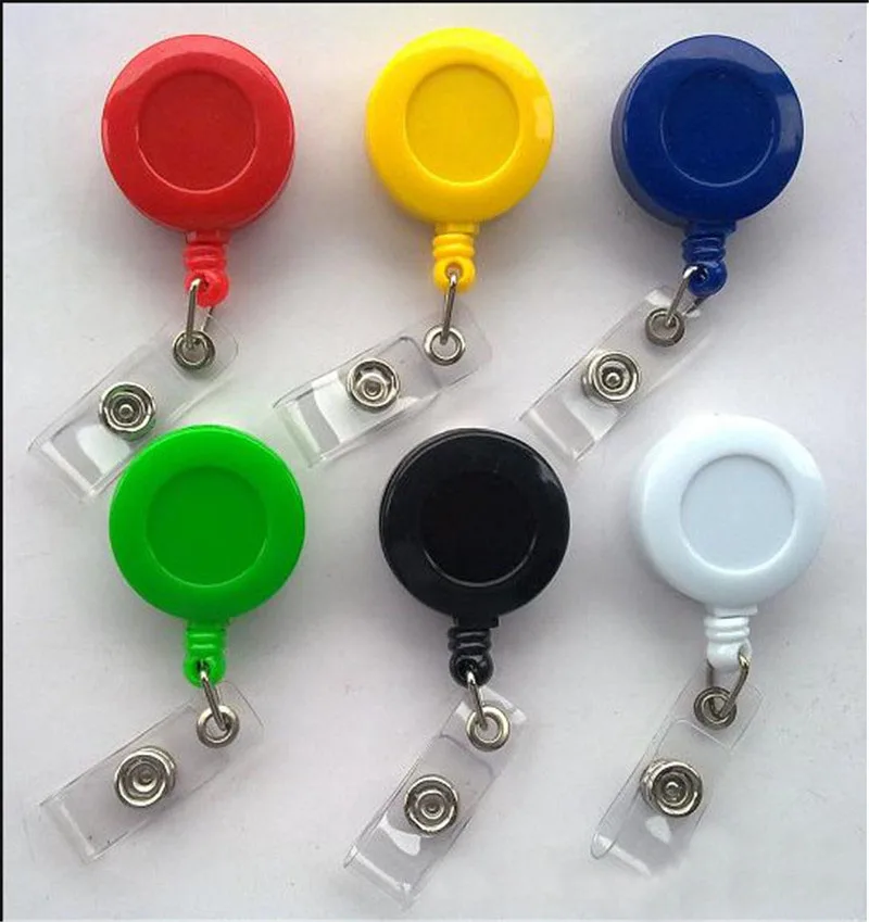 Custom retractable id card badge holder / yoyo / colorful reel From m.alibaba.com