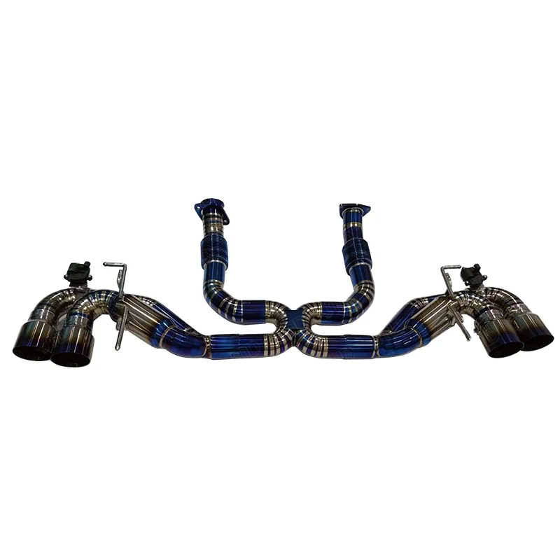 JTLD Factory Direct Sales Titanium Exhaust System Catback for Chevrolet Corvette C8 Exhaust Straight Pipe