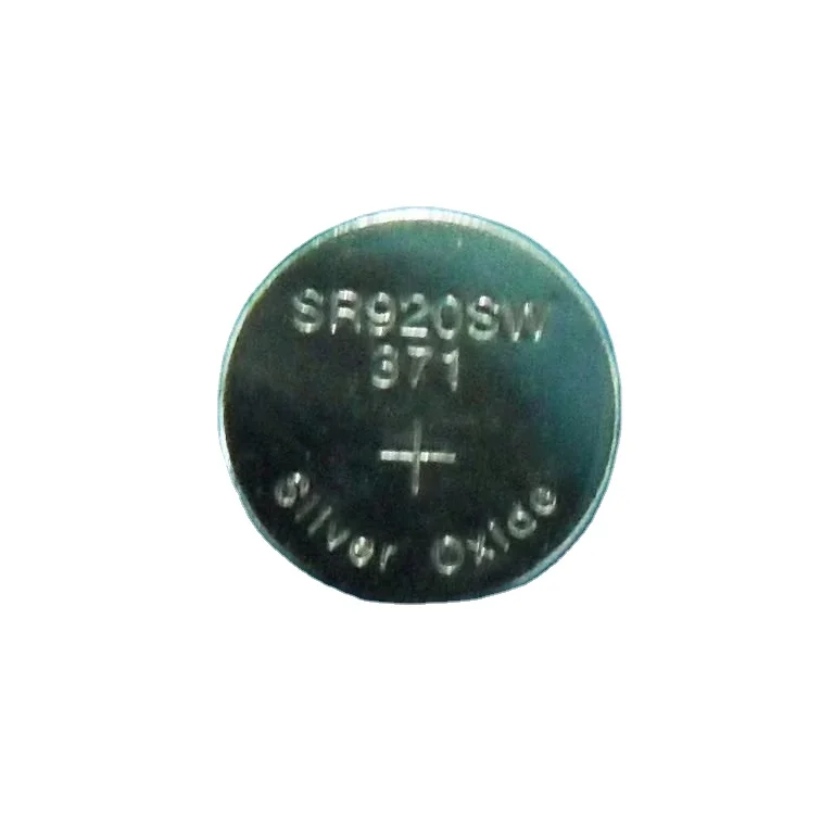 Sr920sw 371 Ag6 1.55v 35mah Silver Oxide Button Watch Battery - Buy Sr920sw  371 Ag6 Lr920 Compatible 0% Hg Mercury Free Button Coin Cell Battery With  Charger,371 Ag6 Silver Oxide Button Primary