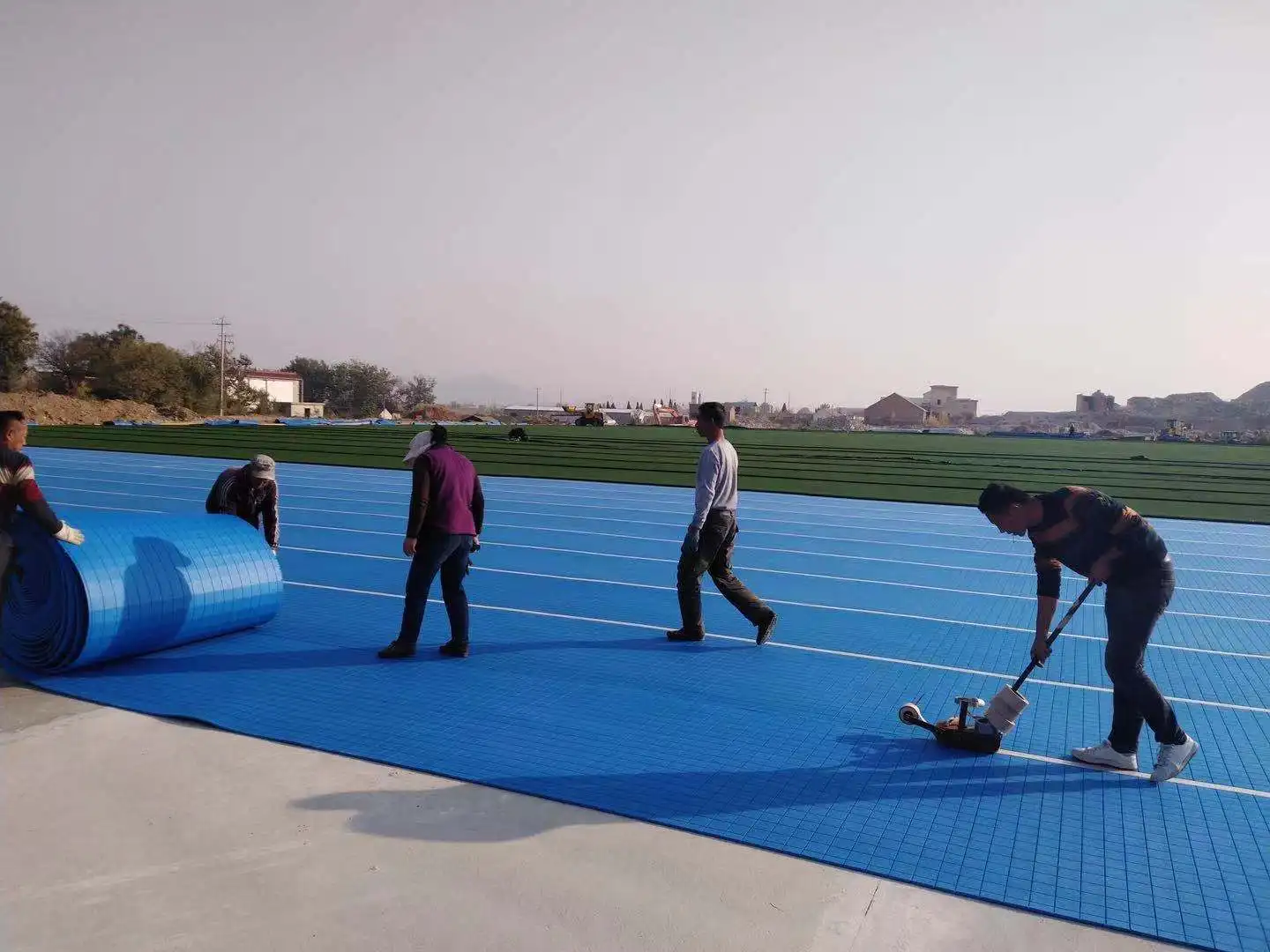 Synthetic Turf Underlay Shock Pad  Almohadilla Cushion Pad for Artificial Grass Football Field Shock Absorbing