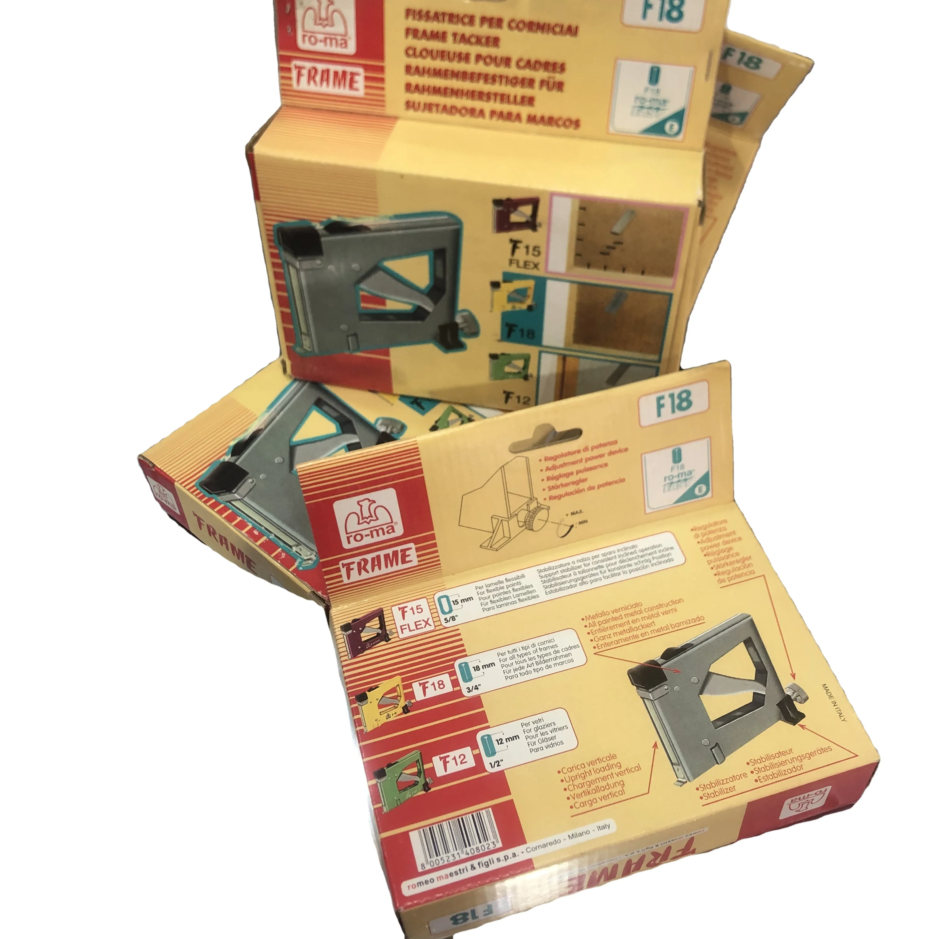 F18 RomaManual Picture Frame Tacker F18 Flexi Pin Nail Gun