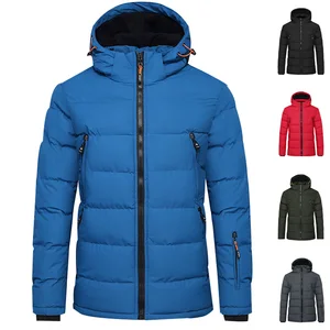 Winter Custom Made Men Padded Polyester Padding Jacket with Logo