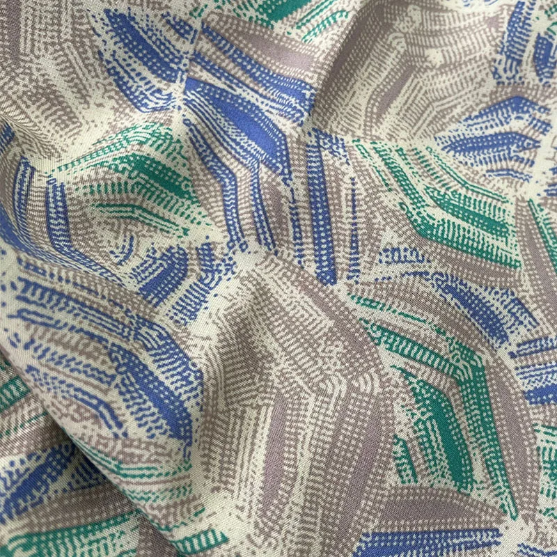 Popular Designs Printed 100% Rayon Viscose Summer Print Floral Fabric for Dress