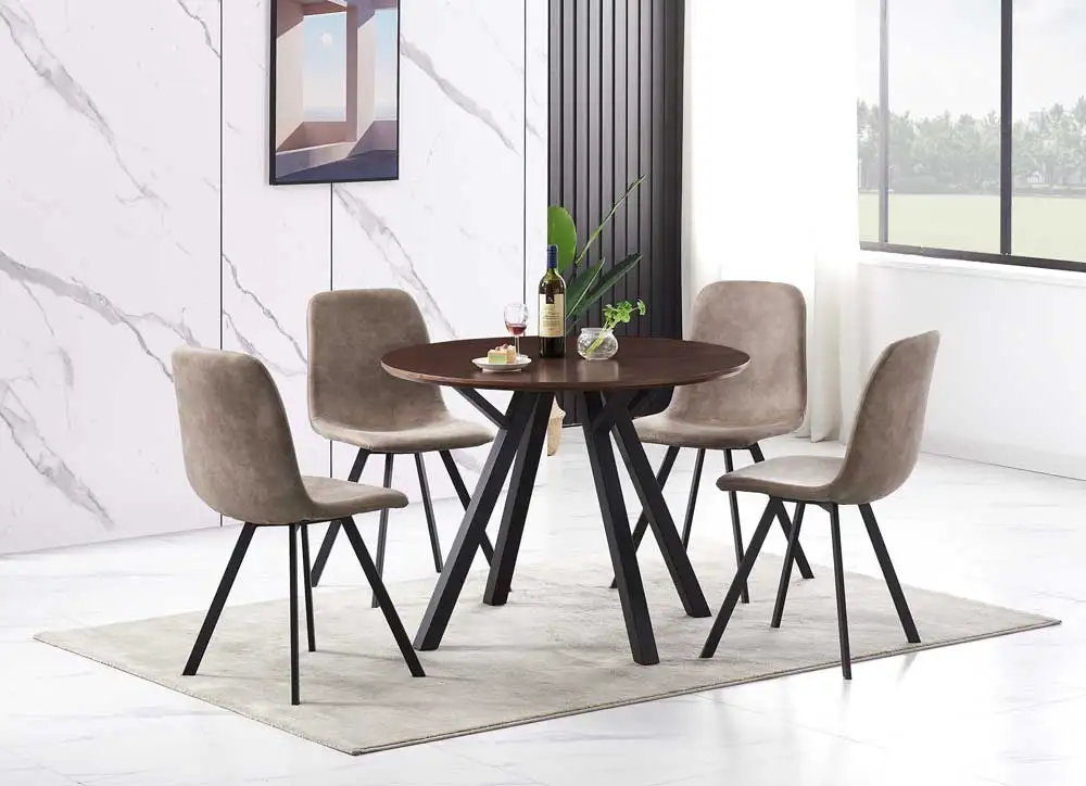 Modern Luxury Nordic Home Restaurant Dining Room Furniture Round Dining