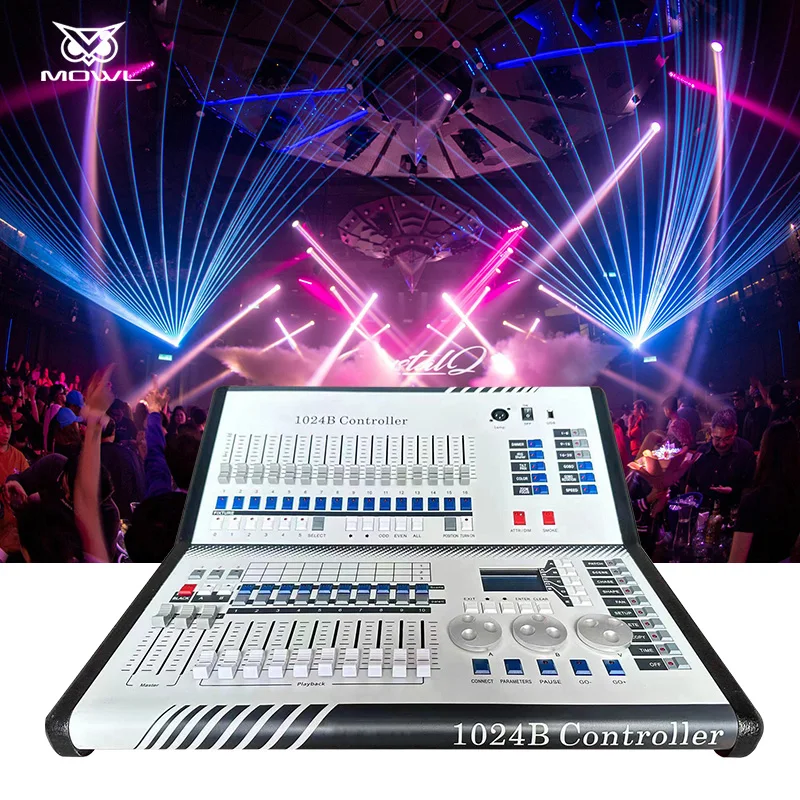 MOWL Pearl 1024B DMX Light Controller for Stage & Disco