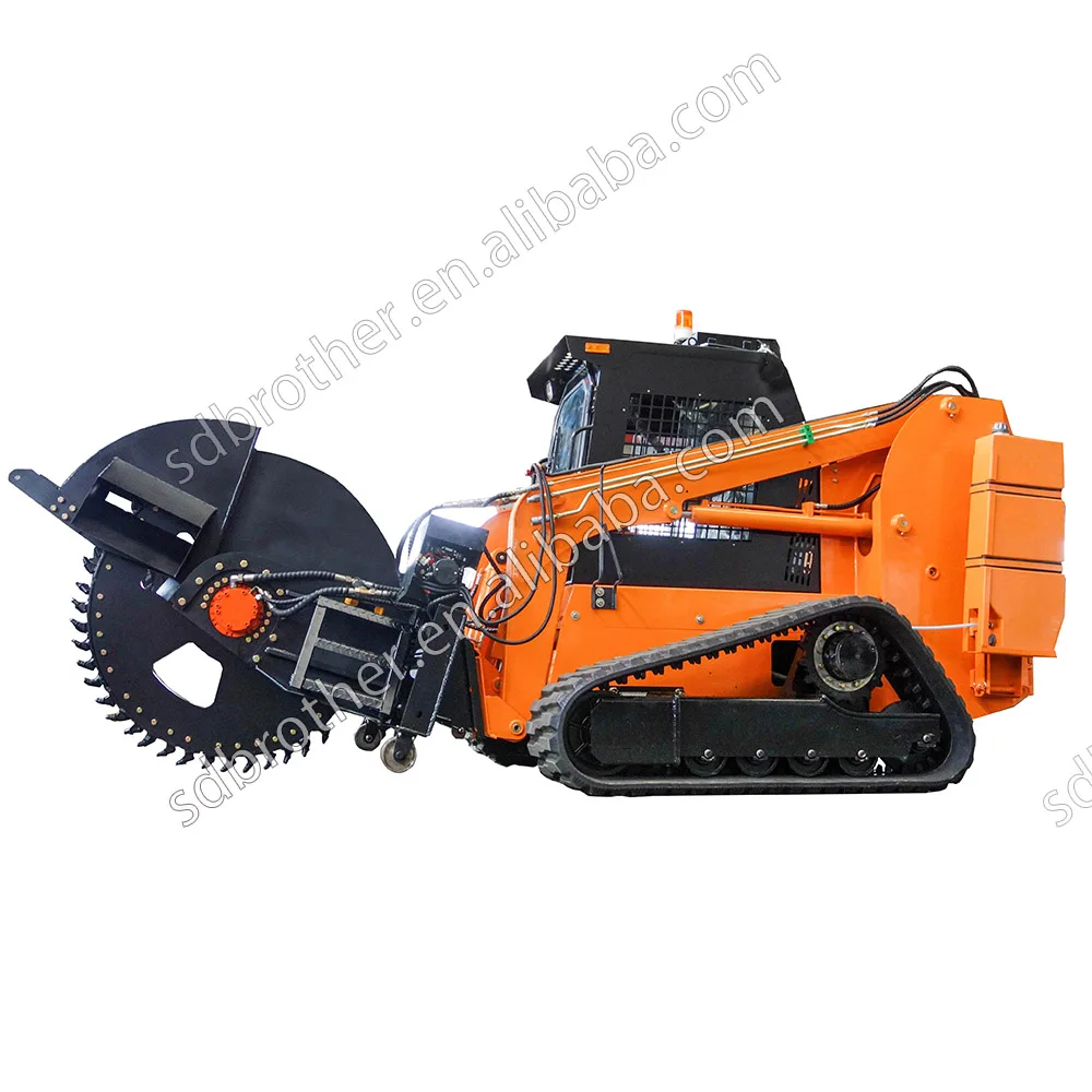 Micro Trenching Machine Fiber Optic Cable Installation