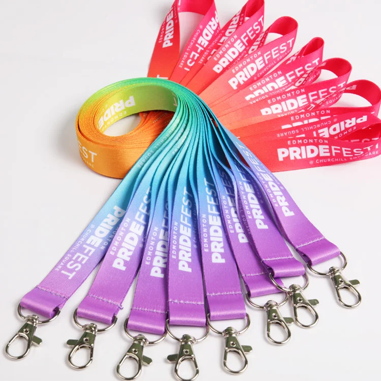 Custom Multi Color Keychain Holder Safety Polyester Neck Straps Lanyard -  China Lanyards and Polyester Lanyards price