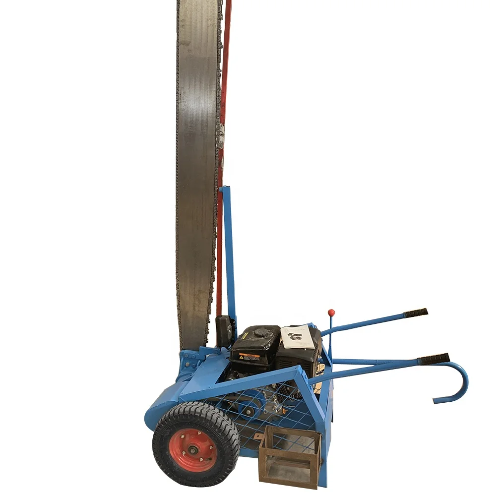 Portable Timber Cutting Machine Mobile Chain Saw Mill Wood Slasher for Sale