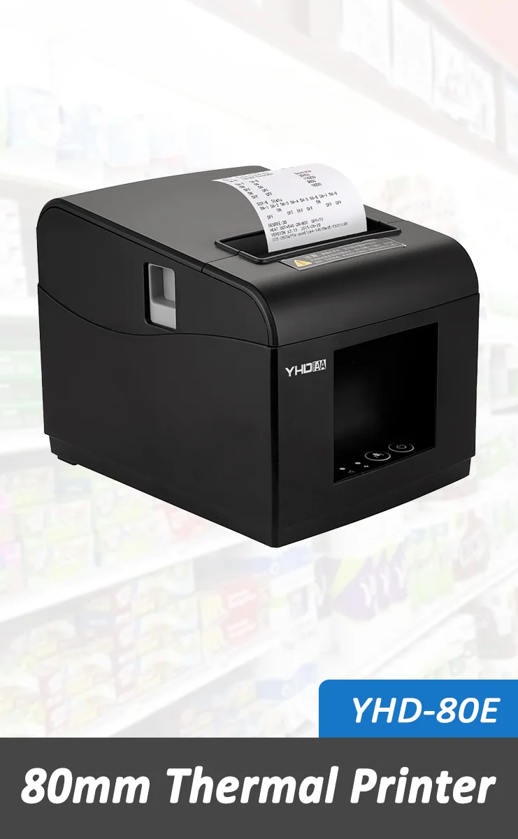 80mm Portable Mini Thermal Printer with Bluetooth