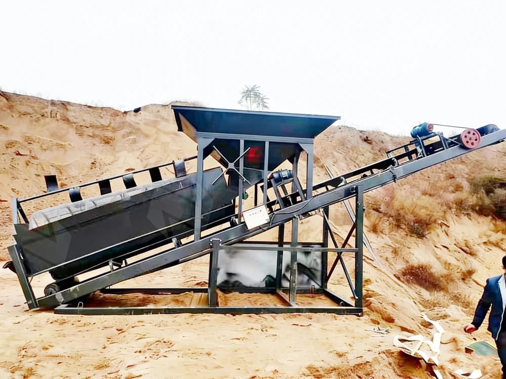 Rotary Gravel Sieving and Screening Plant Suppliers Price Stone Separator Machine Small Sand Drum Sieve Screen