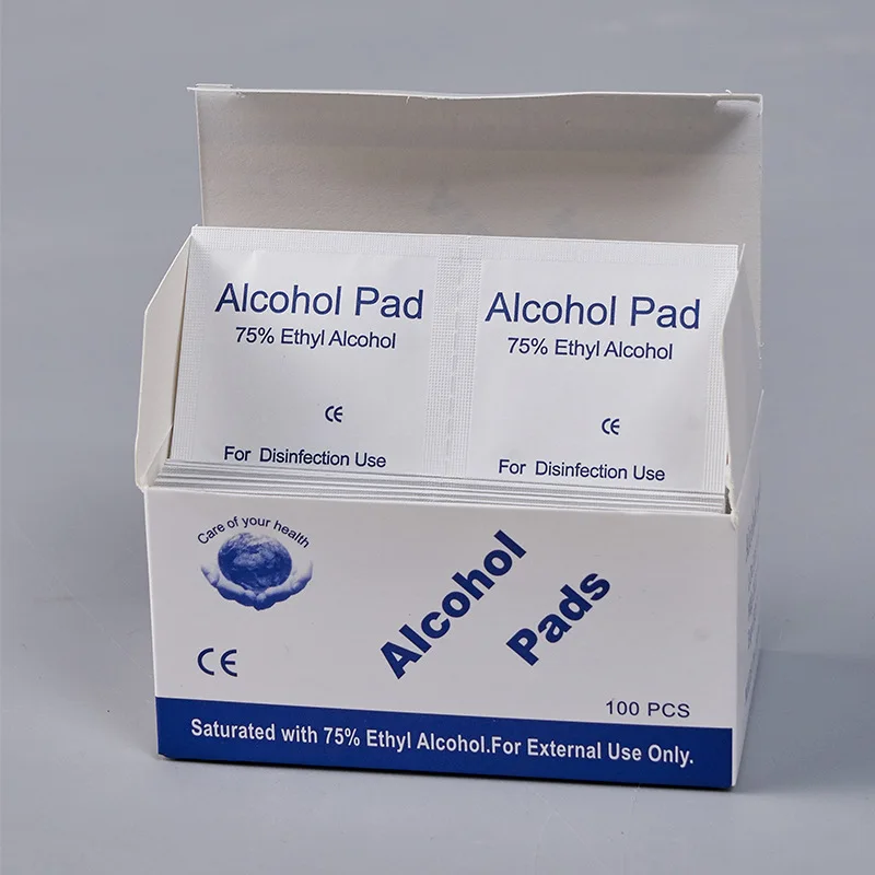 Medical Disposable 75 Alcohol Swab Isopropyl Alcohols Prep Pads