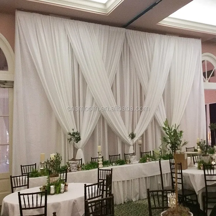 Wedding Backdrops Fabric Pipe and Drape Church Backdrop Decoration