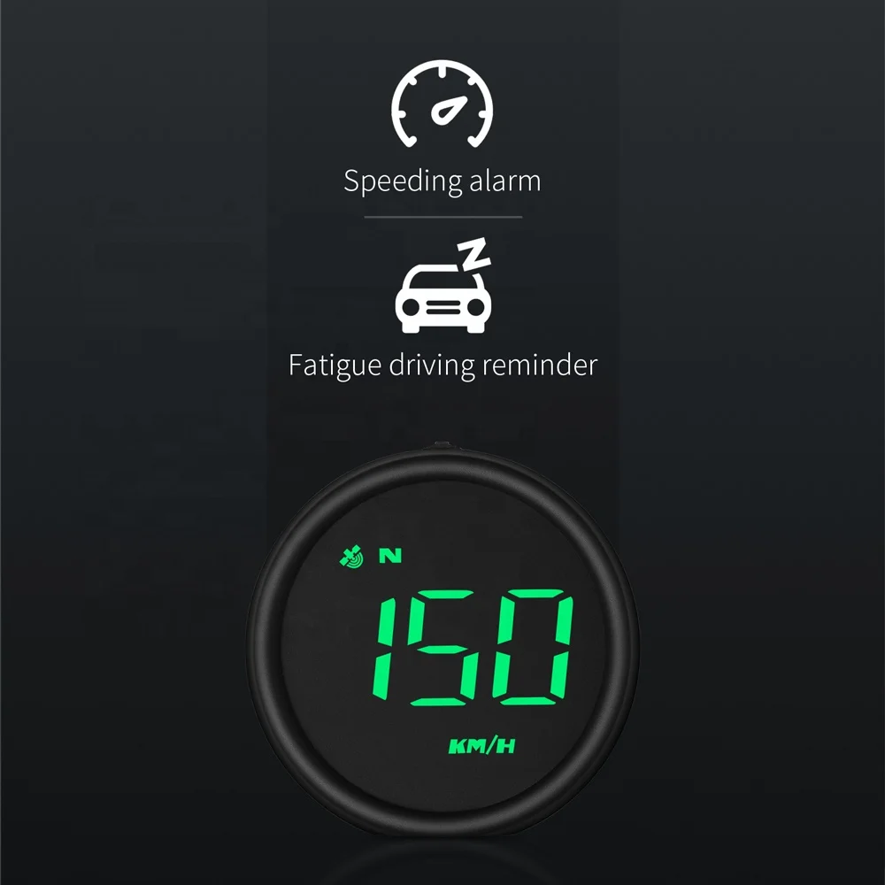 Universal External Dash Odometer Reminder Speed Sensor Motorcycle Bike Scooter LED USB Speedometer