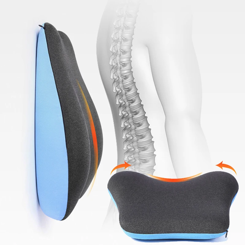 Oem Wholesale Price Memory Foam Lumbar Support Pillow For Office Chair