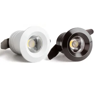 1W 3W LED Recessed Cabinet Counter Display Lights Mini Spotlight DC12V Jewelry Show Aluminum Body Spot Lamp