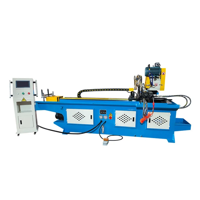 425 CNC Semi-Automatic Pipe Cutter Machine for Stainless Steel Aluminum Plastic Alloy Carbon Engine/Bearing/Motor Processing PVC