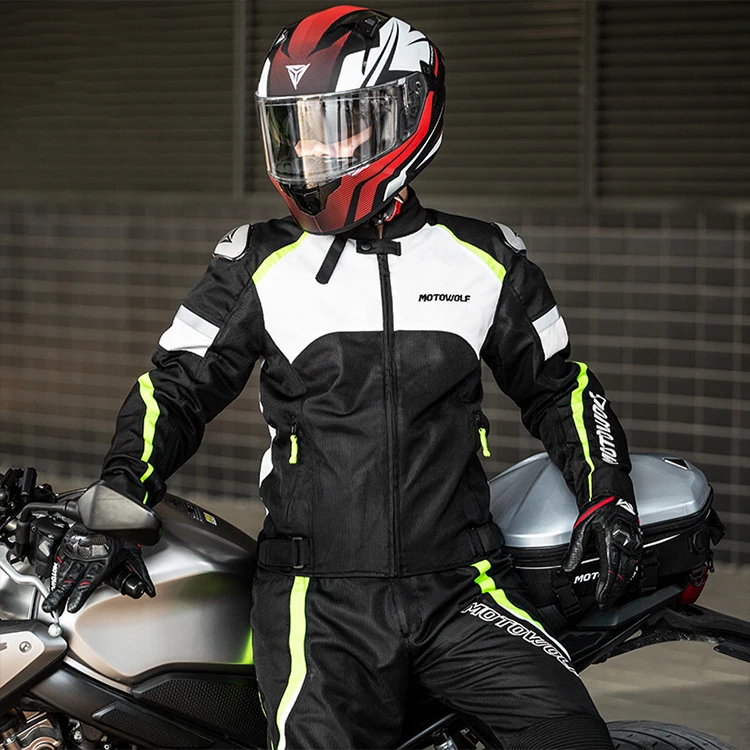 Summer Cycling Road Suit Four Seasons Outdoor Leather Motorcycle Auto Racing Wear Jacket