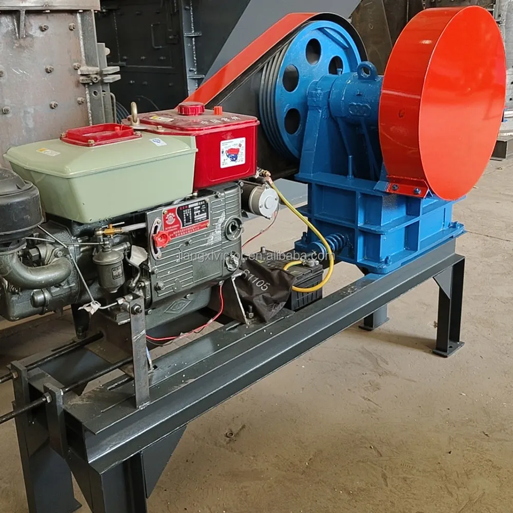 Mini Sand Making Machine Laboratory Primary Sample PE150X250 PE250X400 Mini Jaw Crusher for the Stone