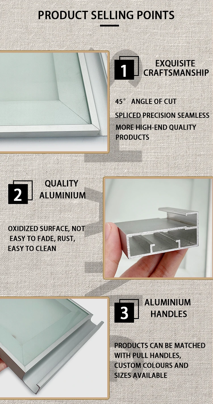 Aluminum Profile For Kitchen Cabinet Glass Door Profile Frame - Buy ...